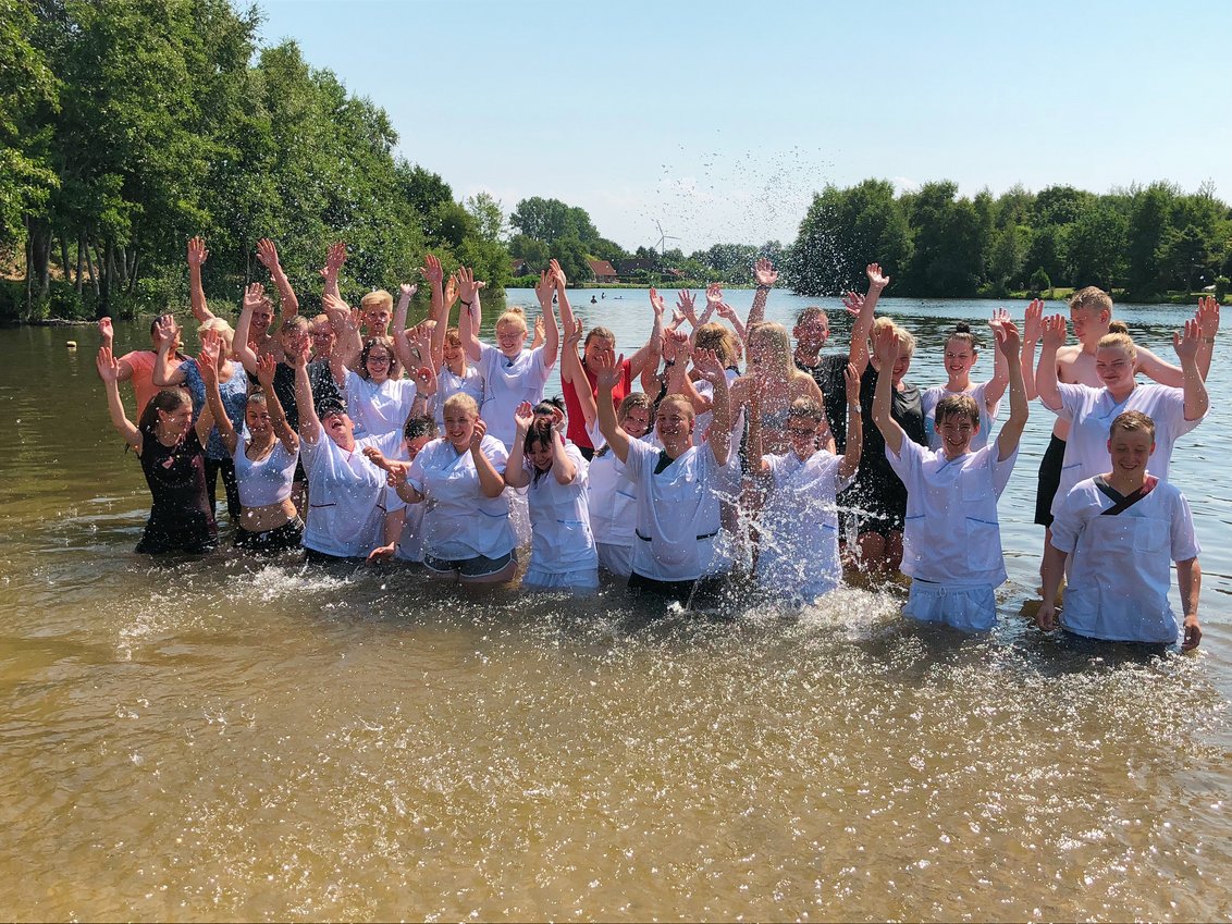 Cold Water Challenge an den AMEOS Klinika Bremerhaven und Geestland